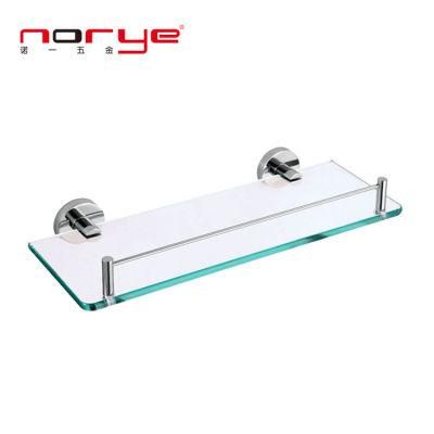 Wholesale Stainless Steel Bathroom Enhanced Glass Rack Corner Shelf
