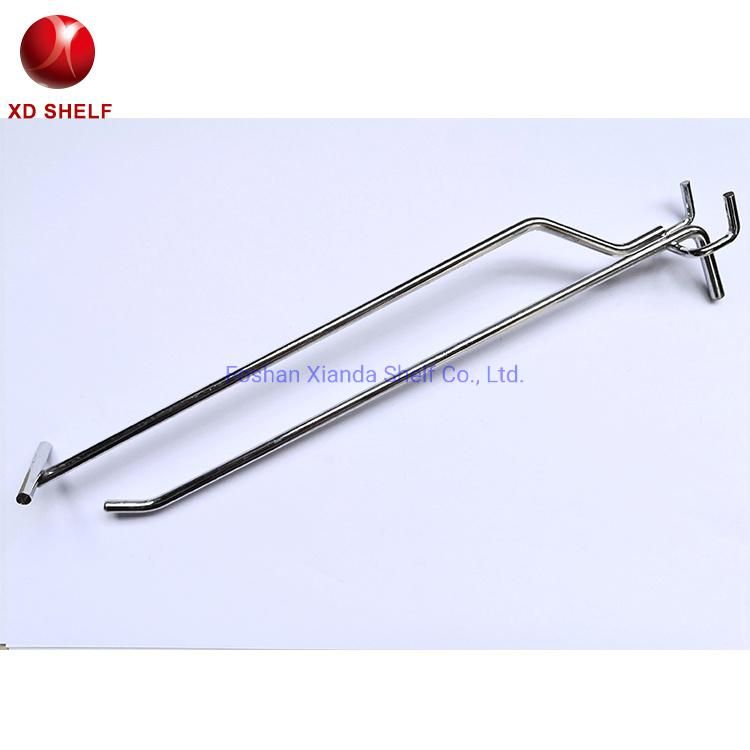 8inch Prong Peg Hook Chromed