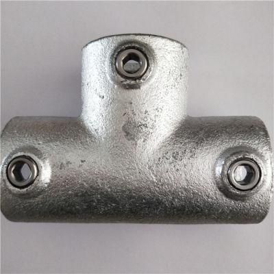 Galvanized Long Tee for Steel Pipe Key Clamp Scaffolding Galvanized Malleable Iron Pipe Clamp Fittings