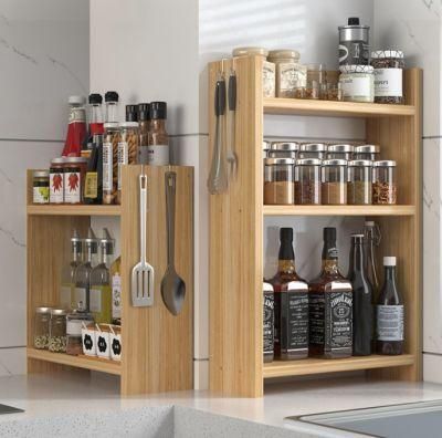 Kitchen Corner Small Narrow Shelf Multi-Layer Shelf