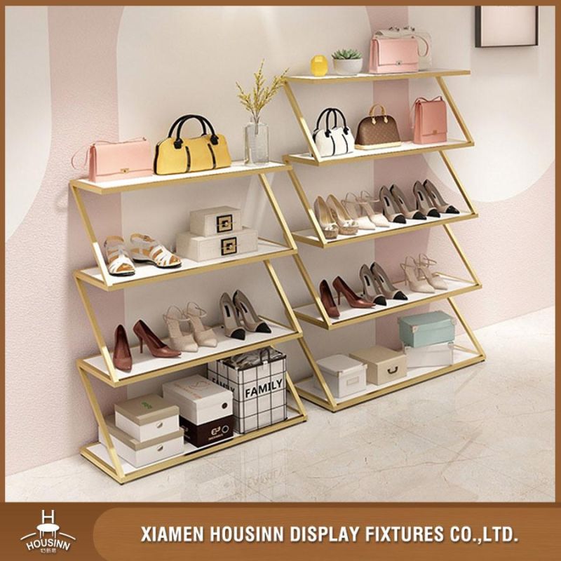 out Door Shoe Retail Store Wall Mount Display Shelf Shoe Display Rack for Shoe Clothing Brand Store