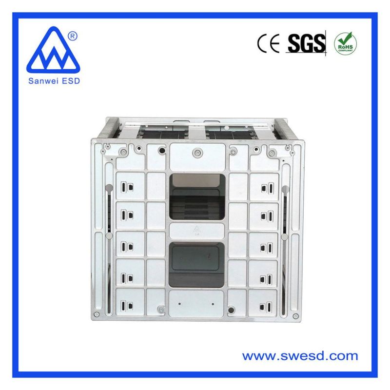 Aluminum Alloy Base ESD SMT PCB Storage Magazine Rack