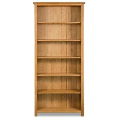 Solid Oak Wood 6 Tier Bookcase for The Home Furniture