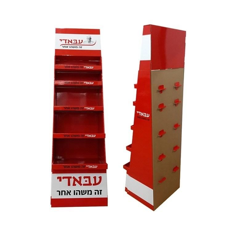 Candy Retail Store Chocolate Battery Cardboard Shelf Snack Display Carton Box