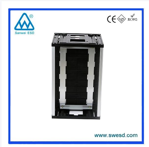 Plastic Top/Bottom ESD PCB Rack Plastic Magazine Rack