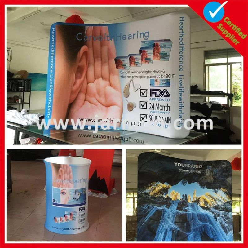 3X3 Curved Portable Display Stands