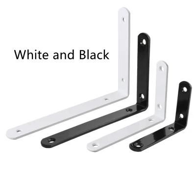 Hot Selling DIY L Shape Steel Bracket Powder Coated Black Color for Wall Support