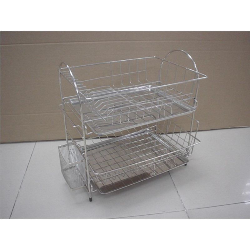 Dish Rack Foldable Plate Drying Rack Collapsible Dish Drainer Wooden Plate Rack Adjustable