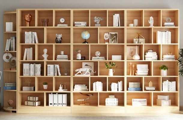 Bookshelf Floor Shelf Multi-Layer Storage Cabinet