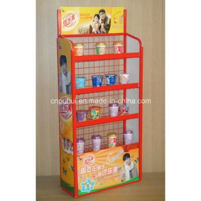 Floor Standing Adjustable Shelf Retail Shop Snack Food Rack (PHY1001F)