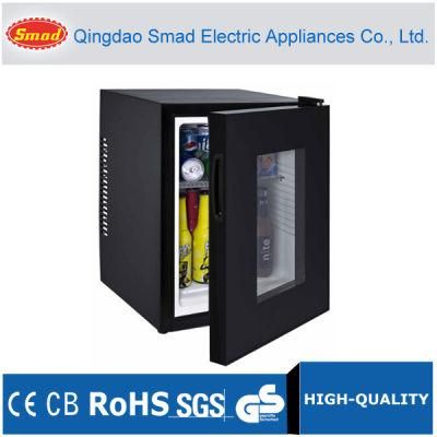 Home &amp; Hotel Use Thermoelectric Single Glass Door Minibar with CE/RoHS/CB