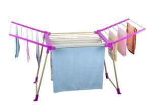 Stand Foldable Wing Type Balcony Clothes Drying Rack Towel Rack