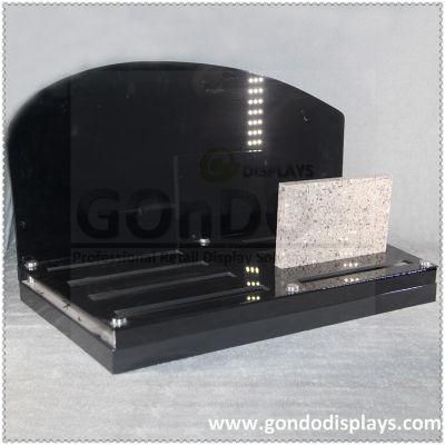 Clear Acrylic Crystal Artificial Quartz Stone Sample Rack