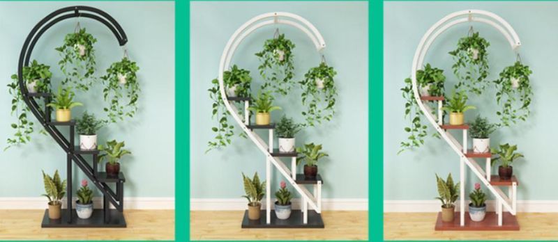 Hot Sales Home Decoration 5-Tier Steel Metal Flower Display Stand
