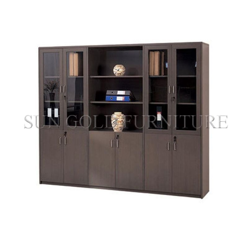 Divider Cabinet Furniture Wood Swing Door Cheap Bookcase (SZ-FCT604)