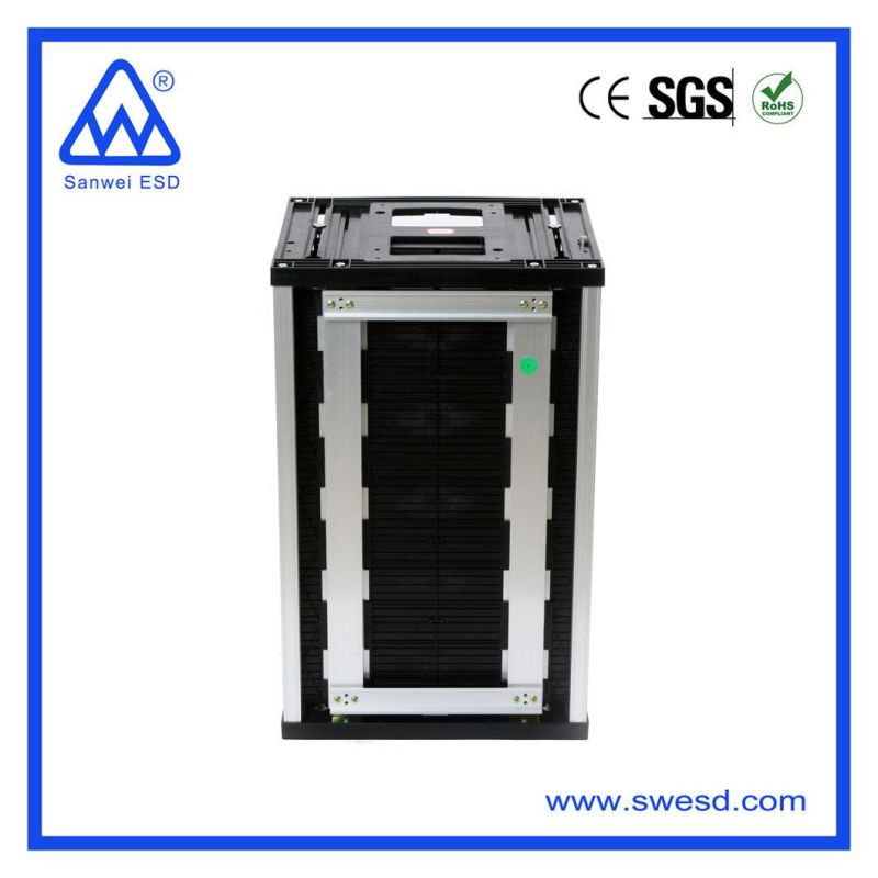 SMT Antistatic ESD Magazine Rack Anti-Static PCB Storage Cart PCB Rack