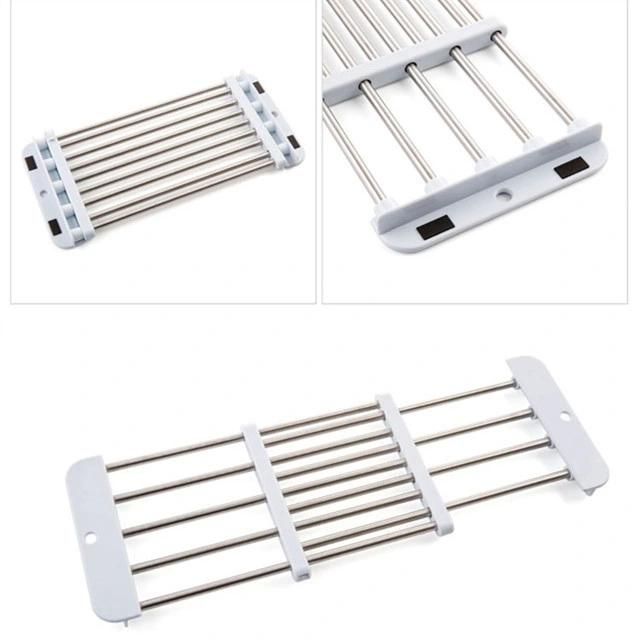 Foldable Stainless Steel Kitchen Draining Rack