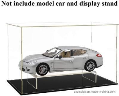 Clear Assemble Acrylic Display Case Dustproof Display Stand for Toys