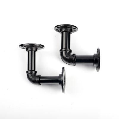 Pipe Fittings Industrial Shelf Brackets Industrial DIY Pipe Rack