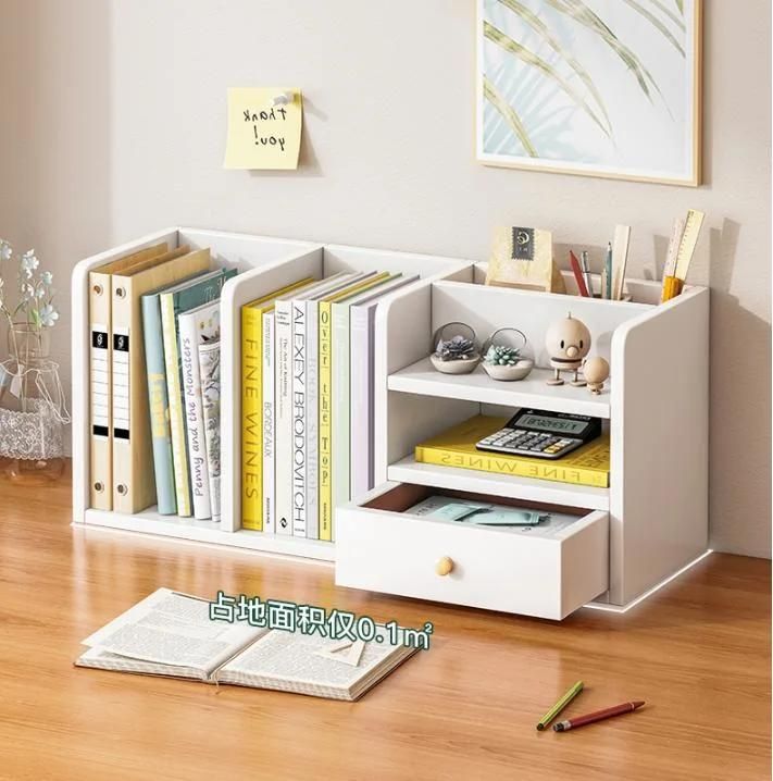 Bookshelf Desktop Shelves Small Children′ S Desk Storage Cabinet File Student Office Desk Desk Storage Rack