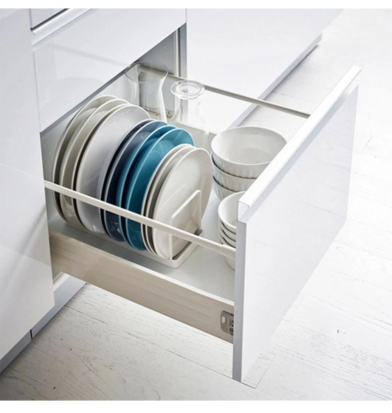 Kitchen Supplies Drawer Modern Minimalist Dishes Free Perforated Storage Rack