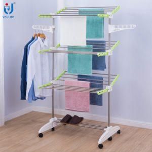 Extendable Towel Rack with Wheels