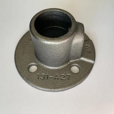 Galvanized Based Flange Key Clamp Pipe Fitting Used for 27mm Pipe Furniture