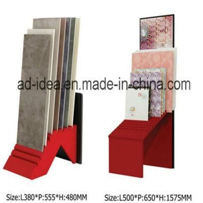 Customized Classical Red Exhibition Stand/Display Stand/Display Rack for Tile Display/Exhibition