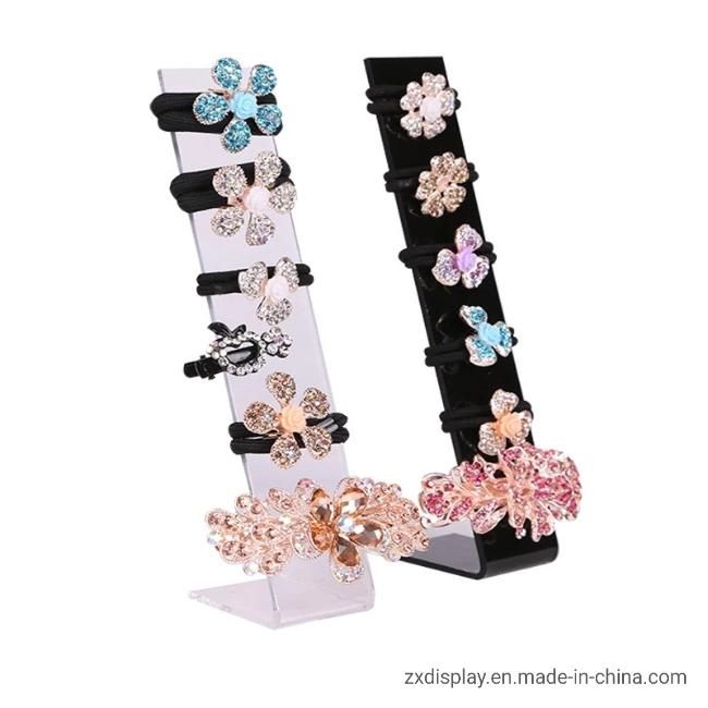 Custom Acrylic Plastic Display Stand Shelf for Hairpin Hair Accessories