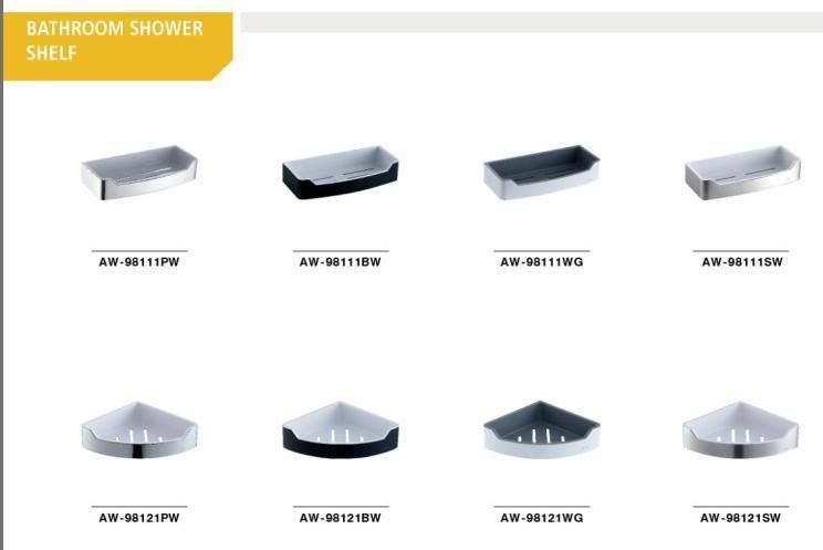 Morden Design Stainless Steel Bathroom Corner Shower Shelf for Shower Room
