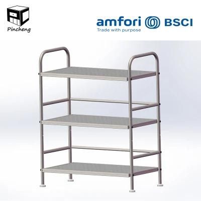 3-Layer Steel Rack Amazon Hotselling Storage Shelf