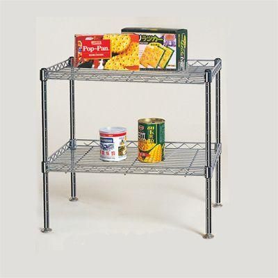 High Quality 2 Tiers Wire Shelving Supplier Wire Rack for Sale