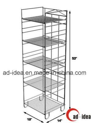 Five Layers Metal Display Stand/ Practical Display Rack