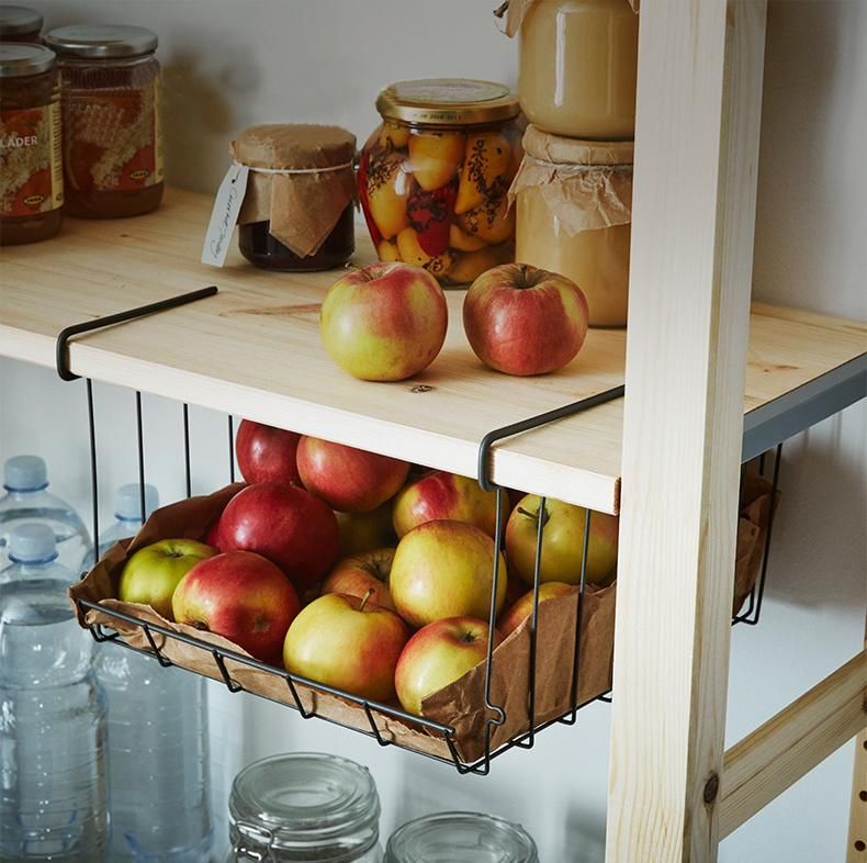 Metal Kitchen Counter-Top or Livingroom Clothes Storage Rack