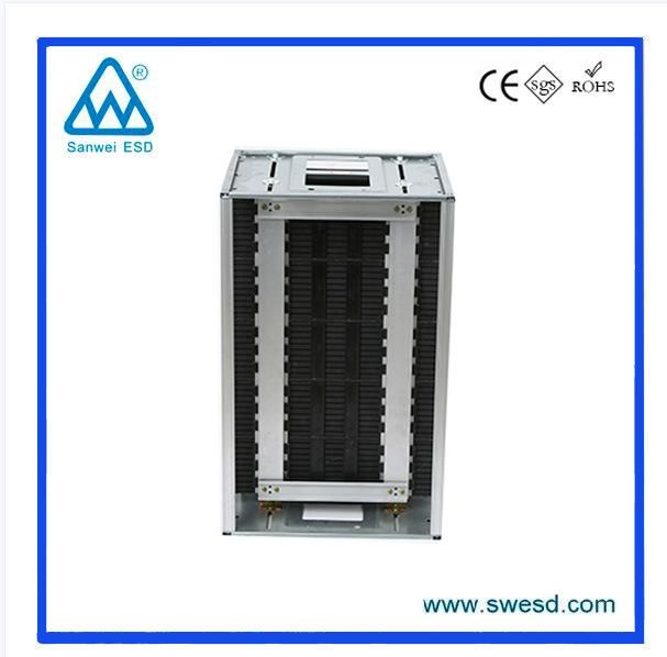 High Temperature Resistance Adjustable ESD Magazine Rack for SMT Storage Holder PCB Rack