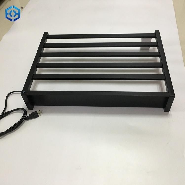 Stainless Steel Electric Towel Warmer Black Bathroom Accessories Towel Racks