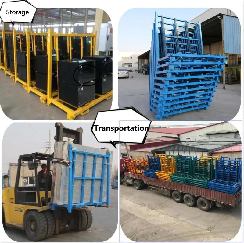 Electrostatic Spraying Glass Storage Transport L-Shape Shelf L-Frame Rack Vertical Shelf for Float& Laminated Glass & Insulation Glass