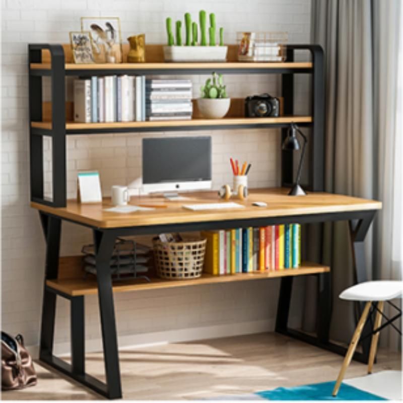 Computer Desktop Table Desk Bookshelf Combination Home Simple Bedroom Student Simple Small Table Desk Writing Desk
