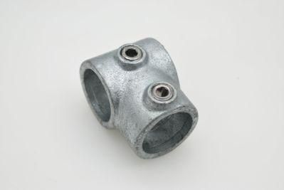 Hot Dipped Galvanized Tube Clamp Zinc Casting Iron Structural Pipe Fittings Short Tee