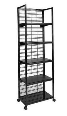 Metal Exhibition Equipment Storage Wire Supermarket Store Gird Wine Fruit Retail Mesh Pegboard Floor Display Stand Shelf Rack