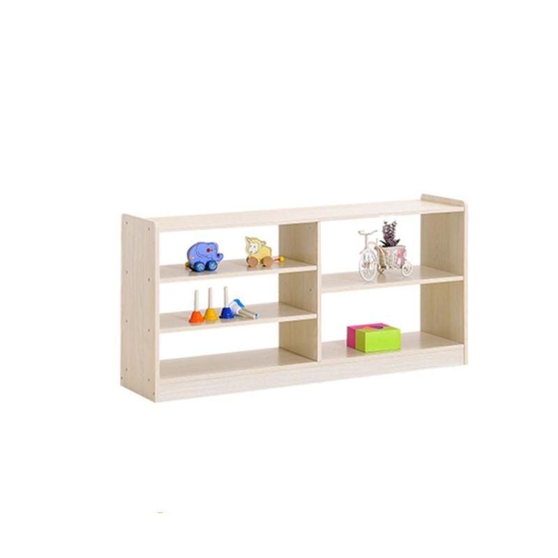 Modern Wooden Toy Storage Cabinet Grids Racks for Kindergarten Kids, Nursery and Daycare School Kids Furniture, Preschool Classroom Wooden Furniture