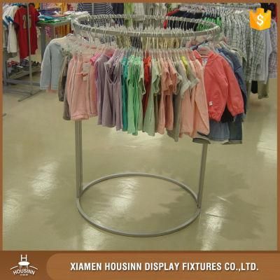 Half Round Clothing Store Display Rack