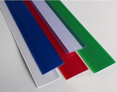 High Quality Plastic Display PVC Price Tag/ Label Sign Holder Shelf Talker for Supermarket Data Strip