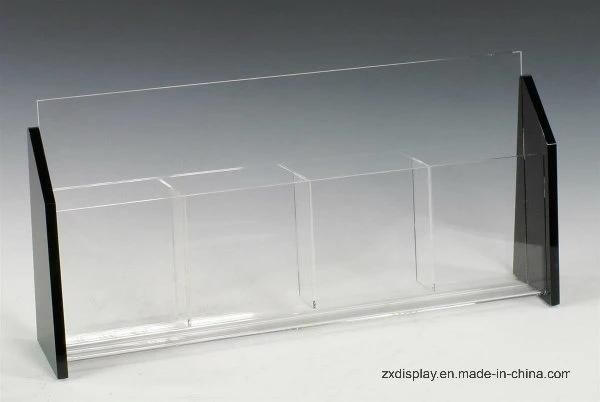 Premium Counter Top Acrylic Brochure Catalogue Display Rack