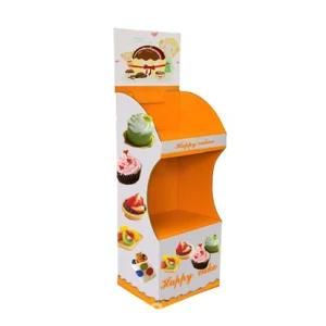 Attractive Cupcake Paper Display Shelf, Cardboard Pop Display Racks