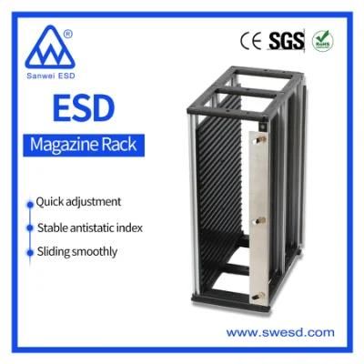 SMT Antistatic High Temperature Magazine Rack Fast Chain Adjustment