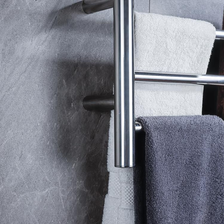 Kaiiy Bathroom Accessories 304 Stainless Steel Towel Rack Bathroom Heated Electric Towel Rack