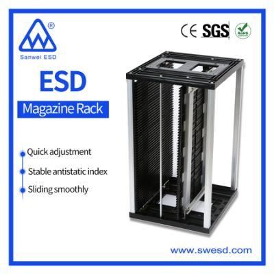 High Quality SMT Reel Rack for PCB Storage Cheap Price Magazine Rack ESD Antistatic