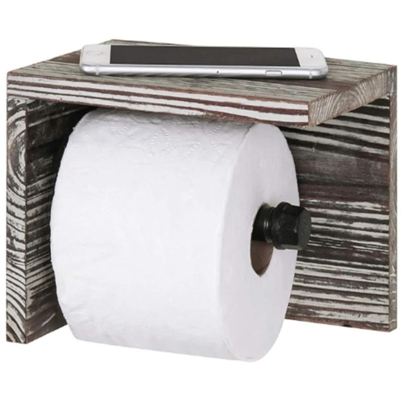 Bathroom Pipe Stainless Steel Roll Paper Holder Toilet Paper Holder