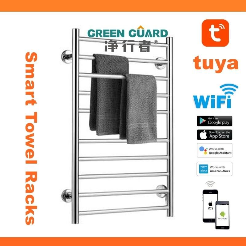 Ai Household Smart Towel Heating Racks Tuya APP Control Heated Towel Racks